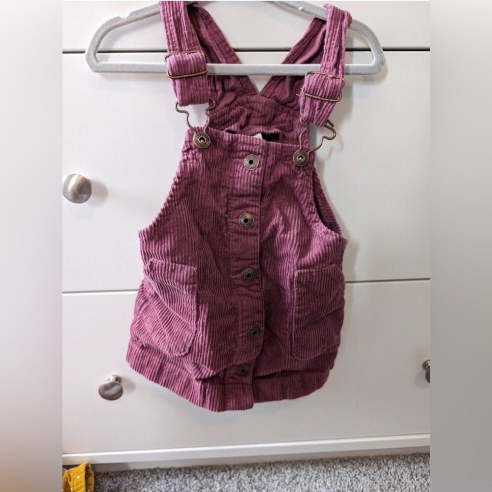 Oshkosh Purple Corduroy Jumper 9-12